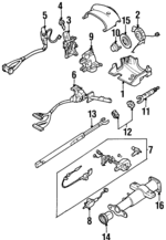 D826A - Steering: ACDelcoâ„¢ Signal Switch for GM Image