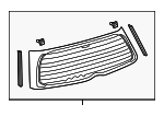 6810552420 - Body: Lift Gate Glass for Scion: xA Image