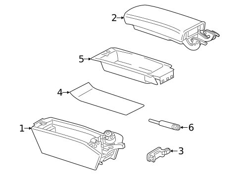 Center Console for 2012 Mercedes-Benz SL550 #0