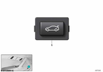 61319200316 - Vehicle Electrical System: Trunk Unlocking Switch for BMW Image