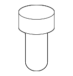 90671S0D003ZQ - : Partition Panel Clip for Honda: CR-Z, Insight Image