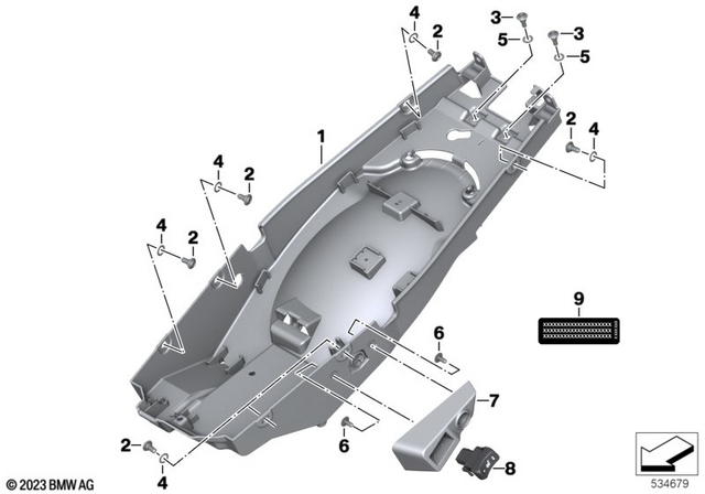 71245A7A6F0 - : Information Label Payload for BMW-Motorrad Image