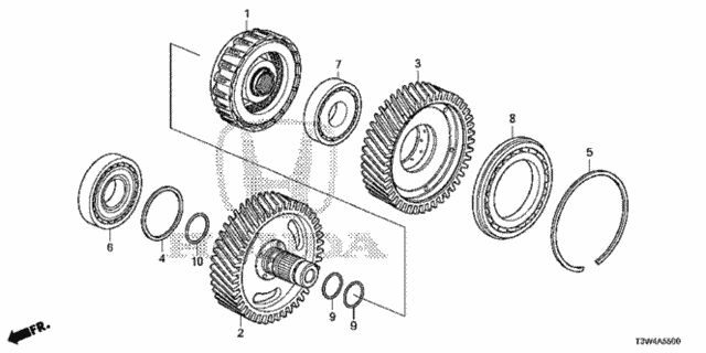 AT Input Shaft - Over Drive Clutch for 2014 Honda Accord #0