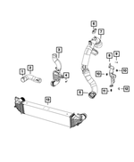 68188891AA - Cooling: Hose Clamp for Dodge: Dart | Fiat: 500L, 500X | Jeep: Renegade | Ram: ProMaster 1500, ProMaster 2500, ProMaster 3500 Image