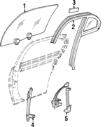 10404055 - Body: Door Glass for Pontiac: Grand Prix Image