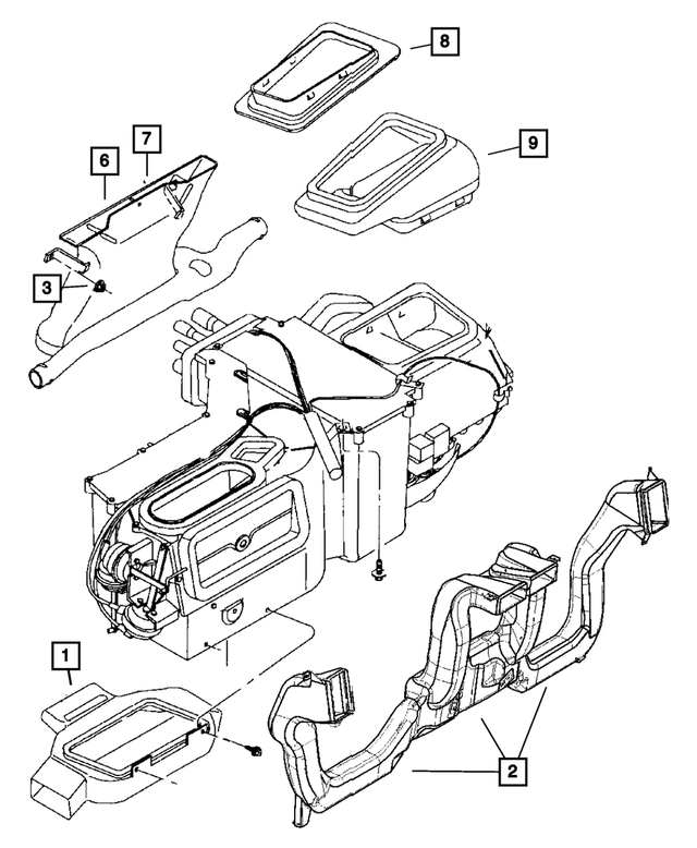 55036467AB - : Fresh Air Intake Duct for Mopar Image