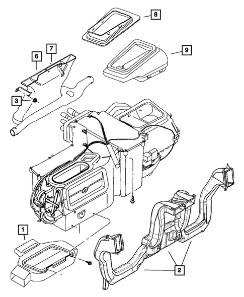 Air Ducts and Outlets for 2006 Jeep Wrangler #0