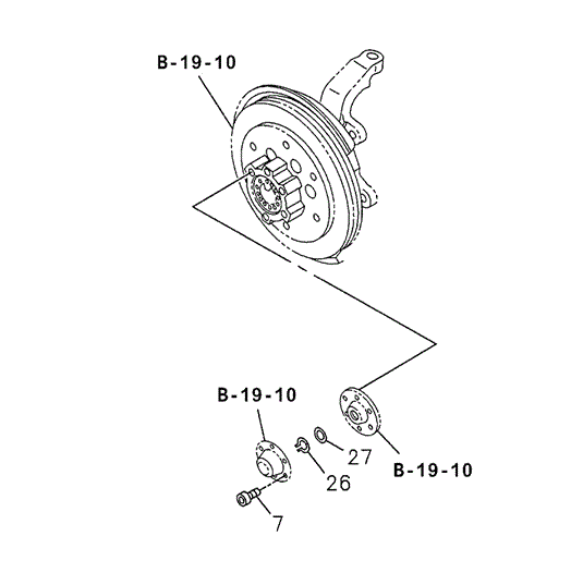Free Wheel Hub Bolts for 1999 Honda Passport #0