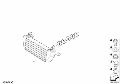 Oil Cooler for 2006 BMW-Motorrad R 1200 S #0