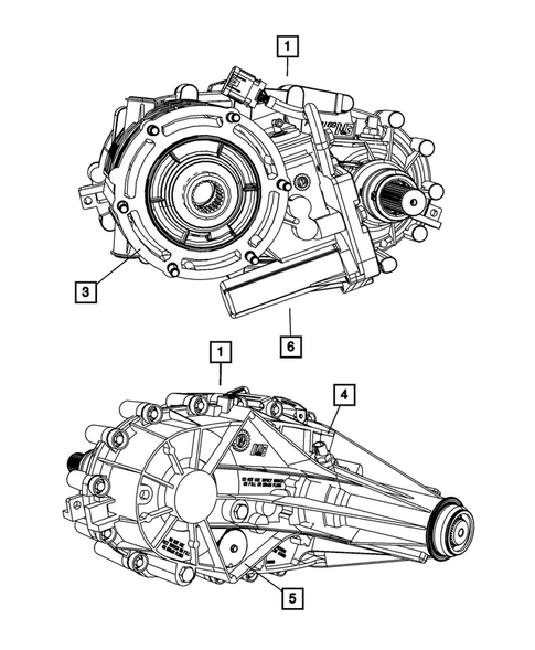 Transfer Case Assembly for 2008 Dodge Ram 1500 #0