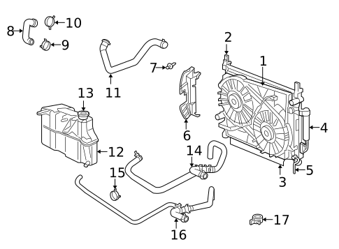 Condenser, Compressor & Lines for 2005 Chrysler 300 #2