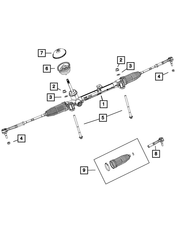 6106184AA - Steering: Flat Washer for Mopar Image