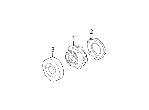 Water Pump & Related Components for 2001 Oldsmobile Alero #0