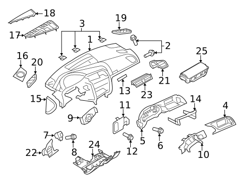 Instrument Panel for 2013 Audi allroad #3