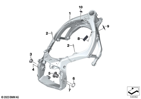 Motorcycle Frame for 2020 BMW-Motorrad S 1000 RR #0