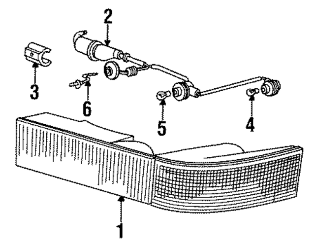 63111383945 - Electrical: Lens &amp; Housing for BMW Image