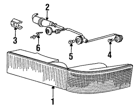 Combination Lamps for 1991 BMW 850i #0
