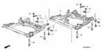 957011001808 - Body/Air Conditioning: BOLT, FLANGE (10X18) for Honda Image
