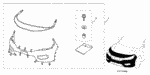 8P35SL0200R1 - Accessory Components: HARDWARE KIT, NOSE MASK for Honda Image