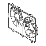 167110P150 - : Fan Shroud for Lexus: RX350 Image