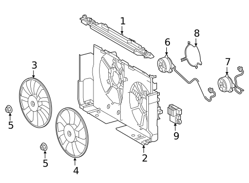 Cooling Fan for 2020 Lexus NX300 #0