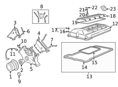 Engine Parts for 1997 BMW 540i #0