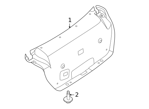 Interior Trim - Trunk for 2023 Nissan Sentra #0