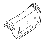 849666LE0A - Body: Trunk Lid Trim for Nissan Image