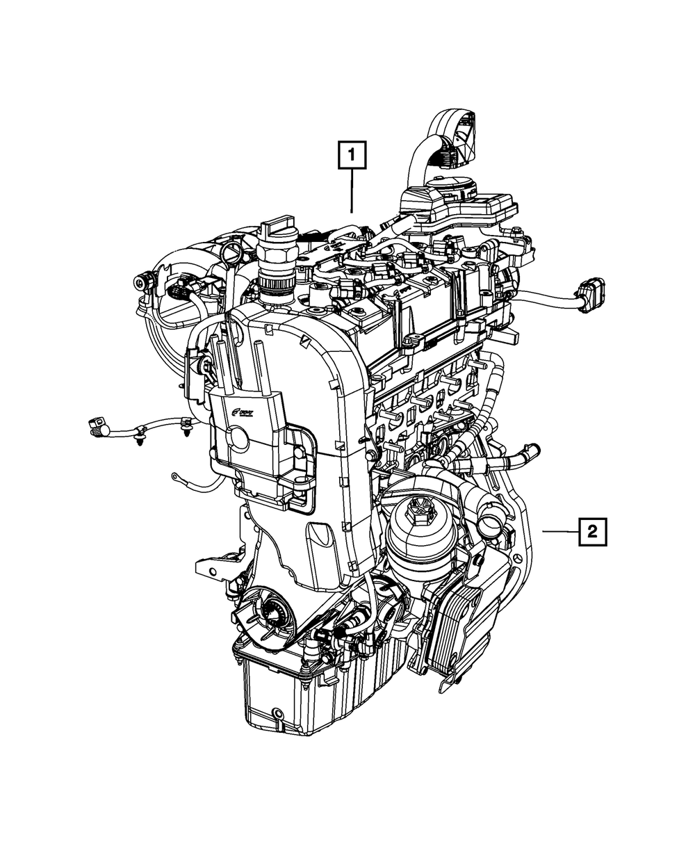 2012-2017 Fiat 500 Long Block Engine Kit 68275870AA | My