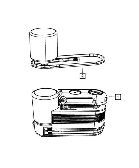 Jack Stowage for 2012 Jeep Grand Cherokee #1