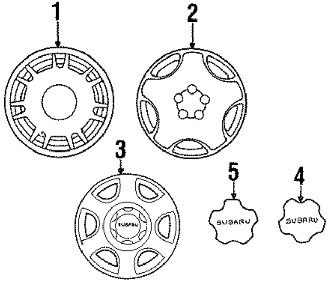 28811AC130 - : Wheel Cover for Subaru Image