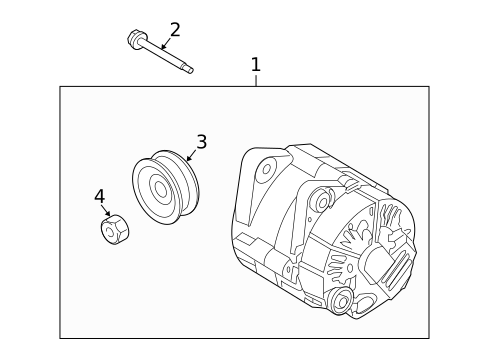 Alternator for 2024 Genesis G80 #0
