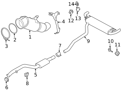 Exhaust Components for 2021 BMW X7 #1