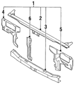 6250060A00 - Cooling System: Support Assembly for Nissan: Sentra Image