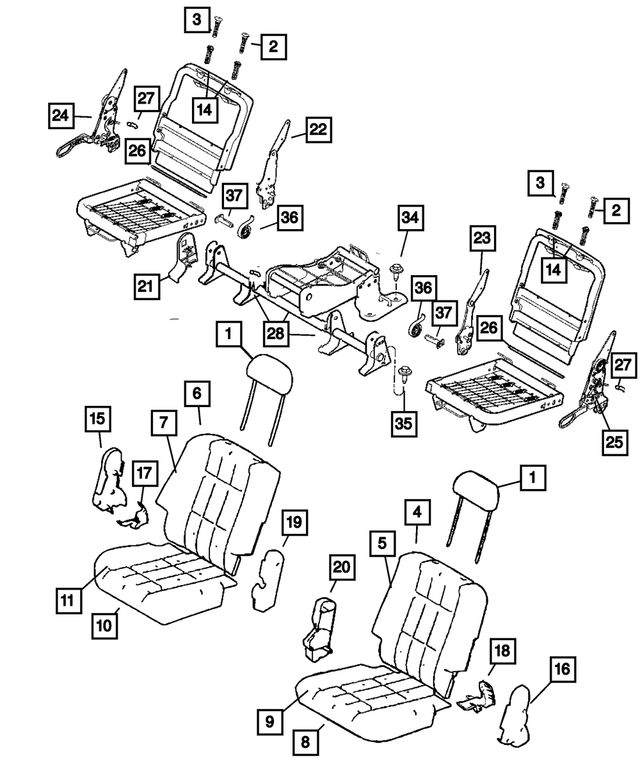 5066311AA - Interior Trim: Headrest Sleeve for Mopar Image image