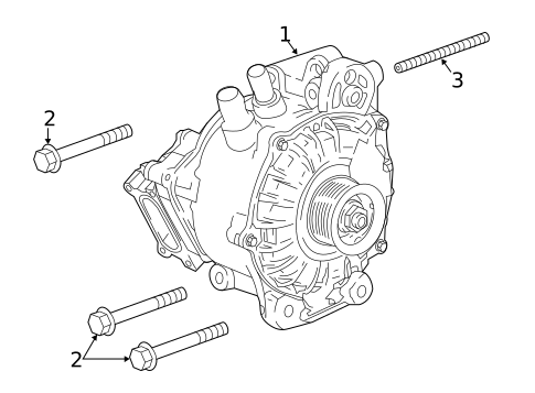 Alternator for 2018 Buick LaCrosse #0