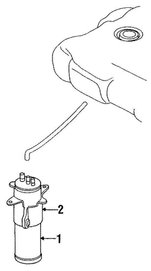 Emission Components for 1988 Volkswagen Golf #0