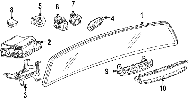 85099572 - : Heater Control for Cadillac: XT4 Image