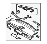 84701GI010YGN - : Instrument Panel for Hyundai: Ioniq 5 Image