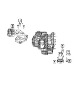 68505973AB - Transmission: Transmission Mount Isolator for Mopar Image