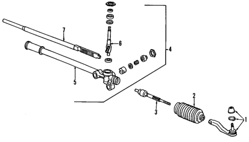 Steering Gear & Linkage for 1993 Acura NSX #2
