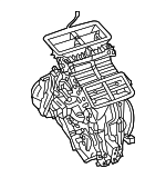68511144AA - : AC &amp; Heater Case for Dodge: Hornet Image