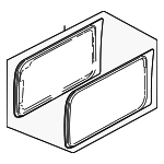 9L7Z7829700A - Body: Quarter Glass for Lincoln: Navigator Image