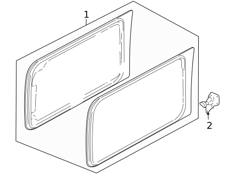 Quarter Window for 2009 Lincoln Navigator #0