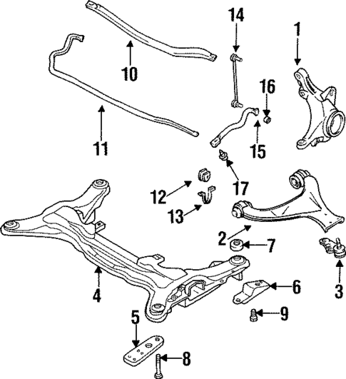 Suspension Components for 1993 Subaru SVX #0