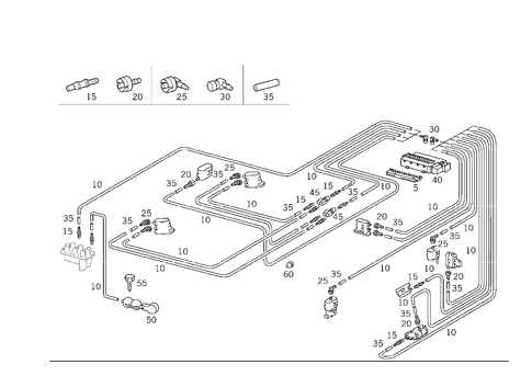 Vacuum Parts Used W/Air Conditioning Automatics for 1993 Mercedes-Benz 600SL #1