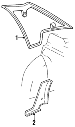 16653888 - Body: Trim Panel for Oldsmobile: 88, 98 | Pontiac: Bonneville Image