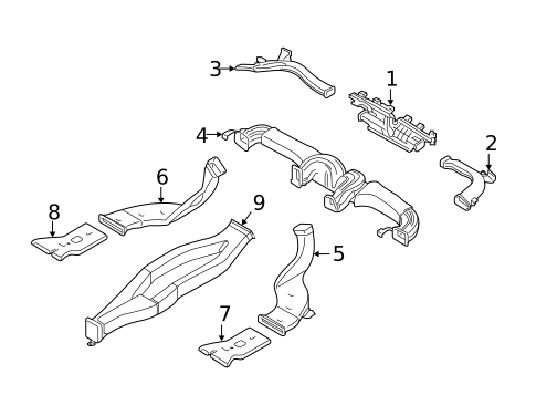 Ducts for 2021 Hyundai Ioniq #0