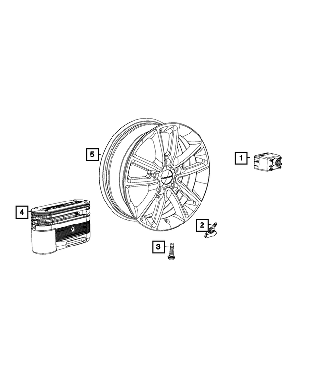 68257919AC - Electrical: Wireless Ignition Node Receiver for Mopar Image