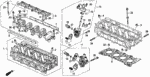12204PJ7305 - Engine: GUIDE, VALVE (OVER SIZE) for Honda Image